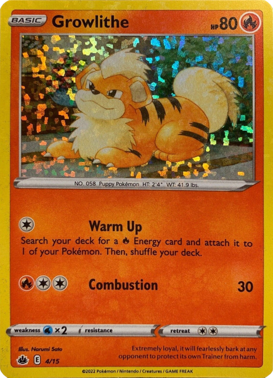 Growlithe (4/15) [McDonald's Promos: Match Battle] - Pokémon - Card Brawlers | Quebec | Canada |