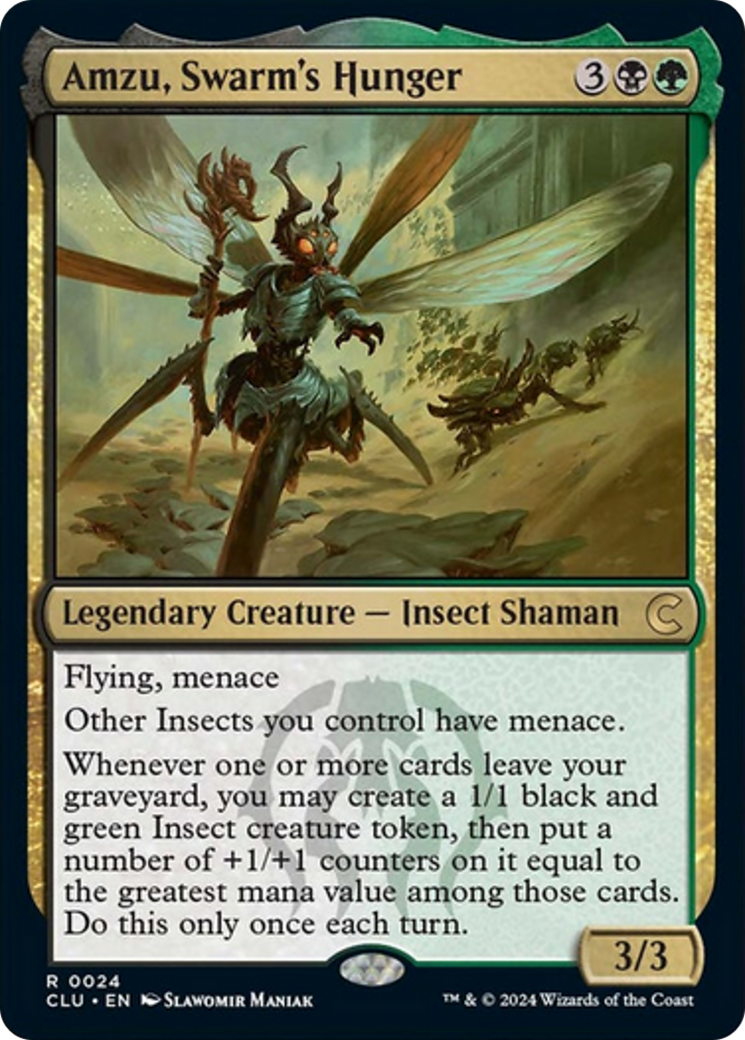 Amzu, Swarm's Hunger [Ravnica: Clue Edition] - Magic: The Gathering - Card Brawlers | Quebec | Canada |