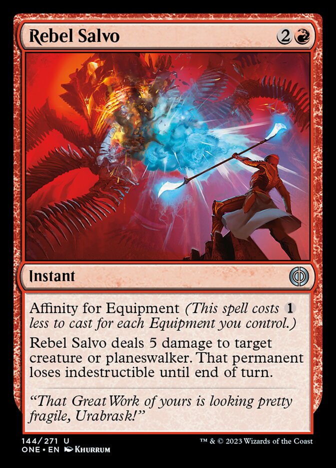 Rebel Salvo [Phyrexia: All Will Be One] - Magic: The Gathering - Card Brawlers | Quebec | Canada |