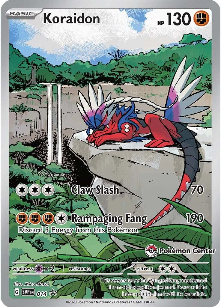 Koraidon (014) (Pokemon Center Exclusive) [Scarlet & Violet: Black Star Promos] - Pokémon - Card Brawlers | Quebec | Canada |