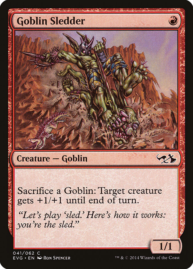Goblin Sledder (Elves vs. Goblins) [Duel Decks Anthology] - Magic: The Gathering - Card Brawlers | Quebec | Canada |