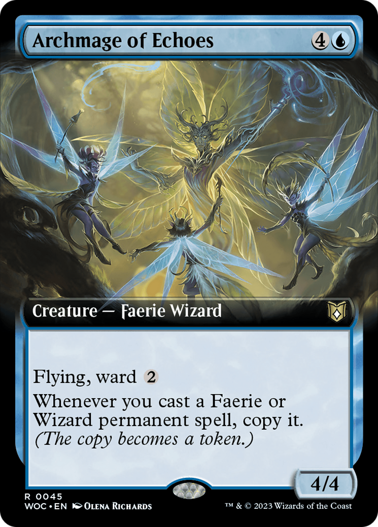 Archmage of Echoes (Extended Art) [Wilds of Eldraine Commander] - Magic: The Gathering - Card Brawlers | Quebec | Canada |