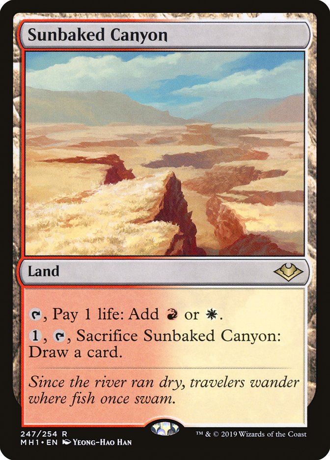 Sunbaked Canyon [Modern Horizons] - Magic: The Gathering - Card Brawlers | Quebec | Canada |