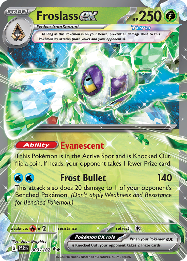Froslass ex (003/182) [Scarlet & Violet: Paradox Rift] - Pokémon - Card Brawlers | Quebec | Canada |