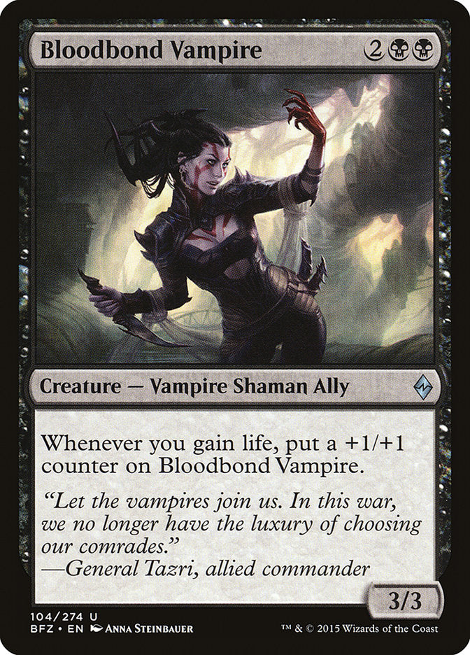 Bloodbond Vampire [Battle for Zendikar] - Magic: The Gathering - Card Brawlers | Quebec | Canada |