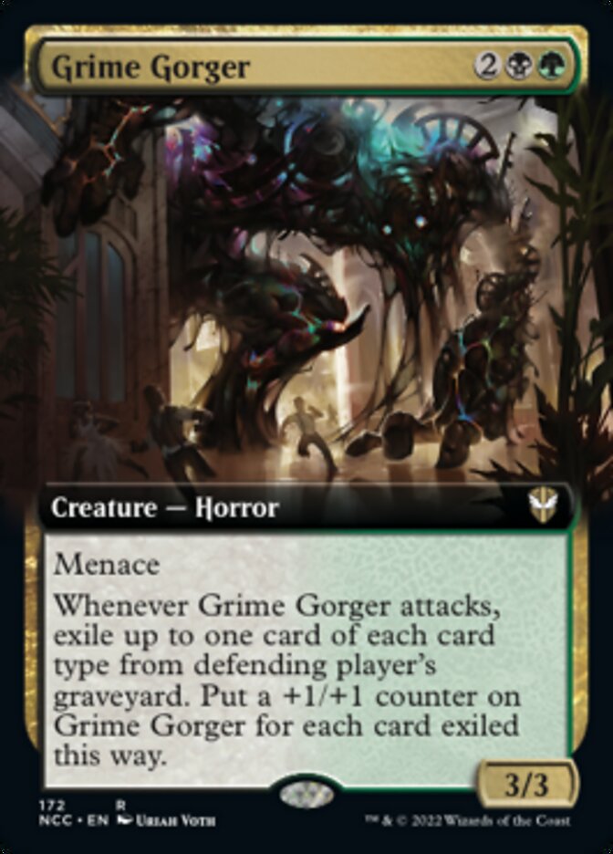 Grime Gorger (Extended Art) [Streets of New Capenna Commander] - Magic: The Gathering - Card Brawlers | Quebec | Canada |