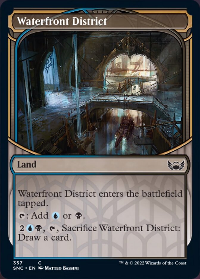 Waterfront District (Showcase Skyscraper) [Streets of New Capenna] - Magic: The Gathering - Card Brawlers | Quebec | Canada |