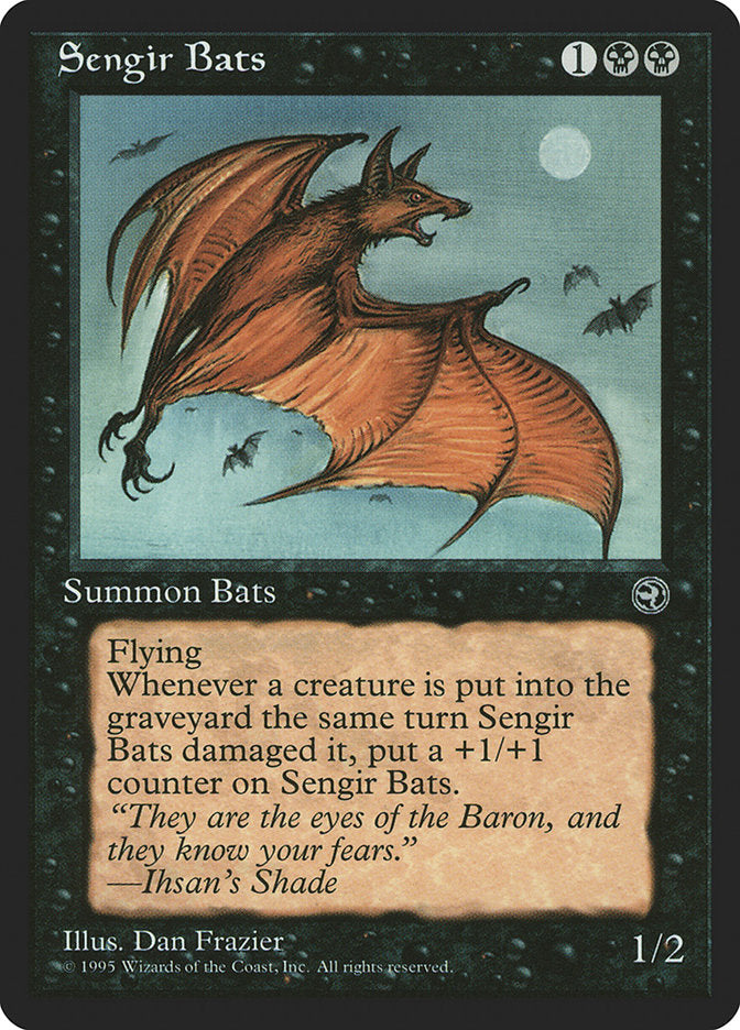 Sengir Bats (Ihsan's Shade Flavor Text) [Homelands] - Magic: The Gathering - Card Brawlers | Quebec | Canada |