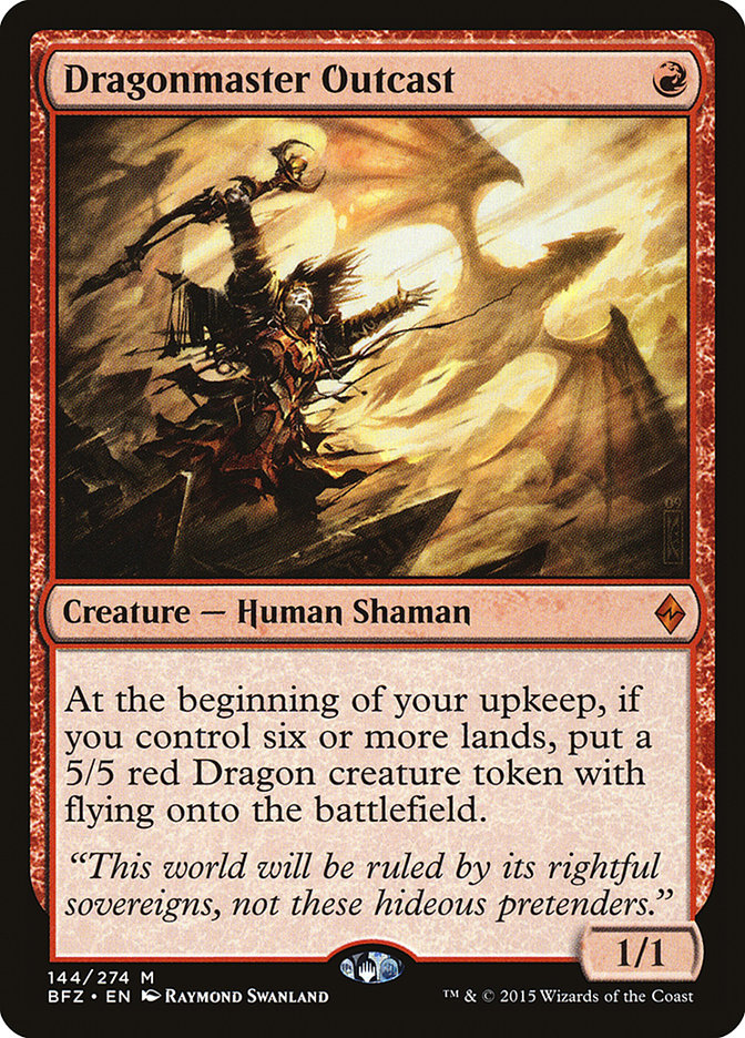 Dragonmaster Outcast [Battle for Zendikar] - Magic: The Gathering - Card Brawlers | Quebec | Canada |