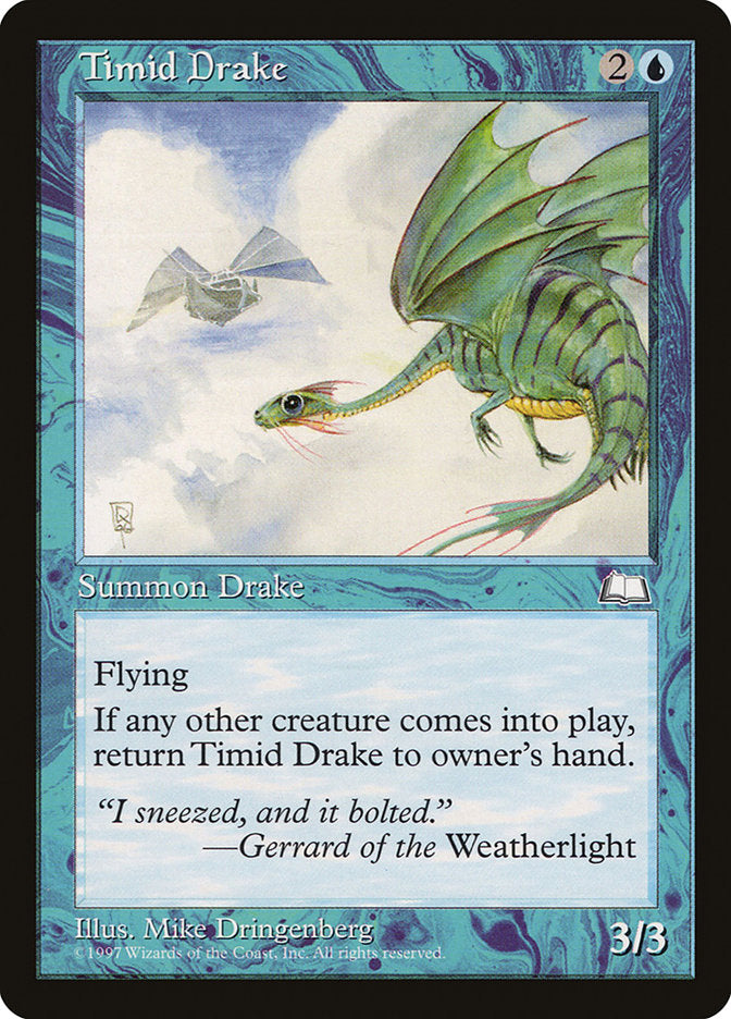 Timid Drake [Weatherlight] - Magic: The Gathering - Card Brawlers | Quebec | Canada |