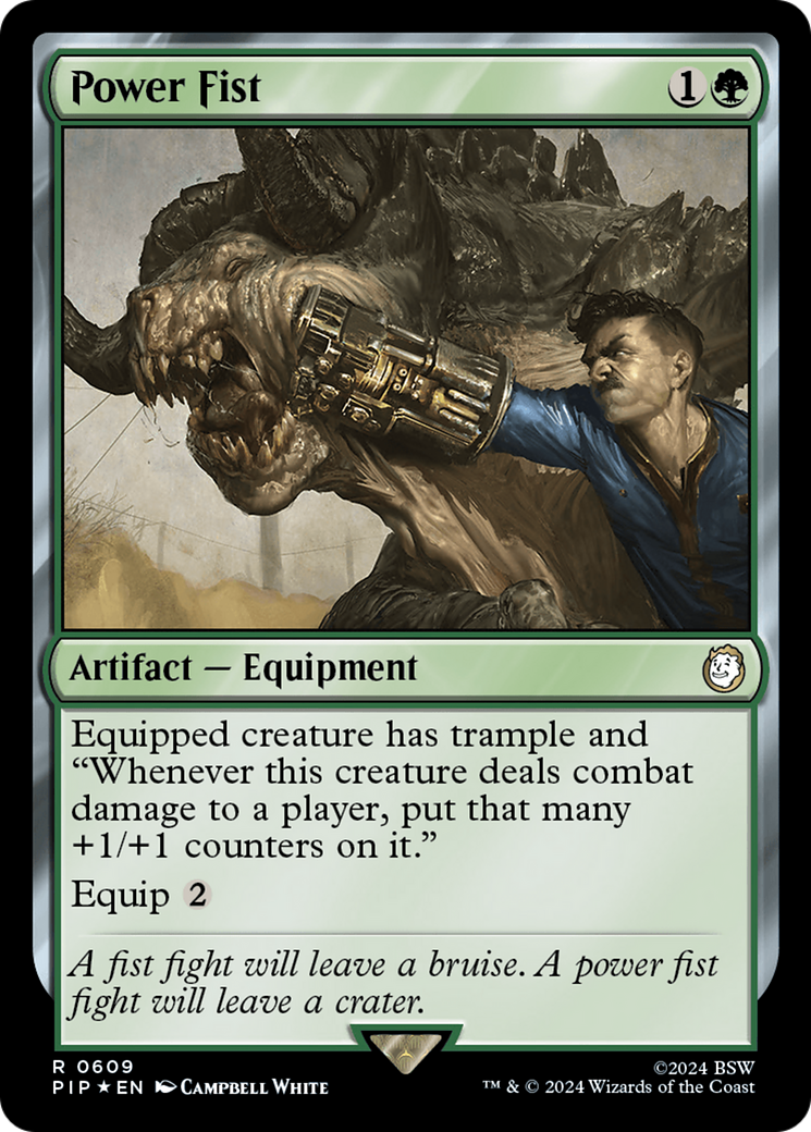 Power Fist (Surge Foil) [Fallout] - Magic: The Gathering - Card Brawlers | Quebec | Canada |