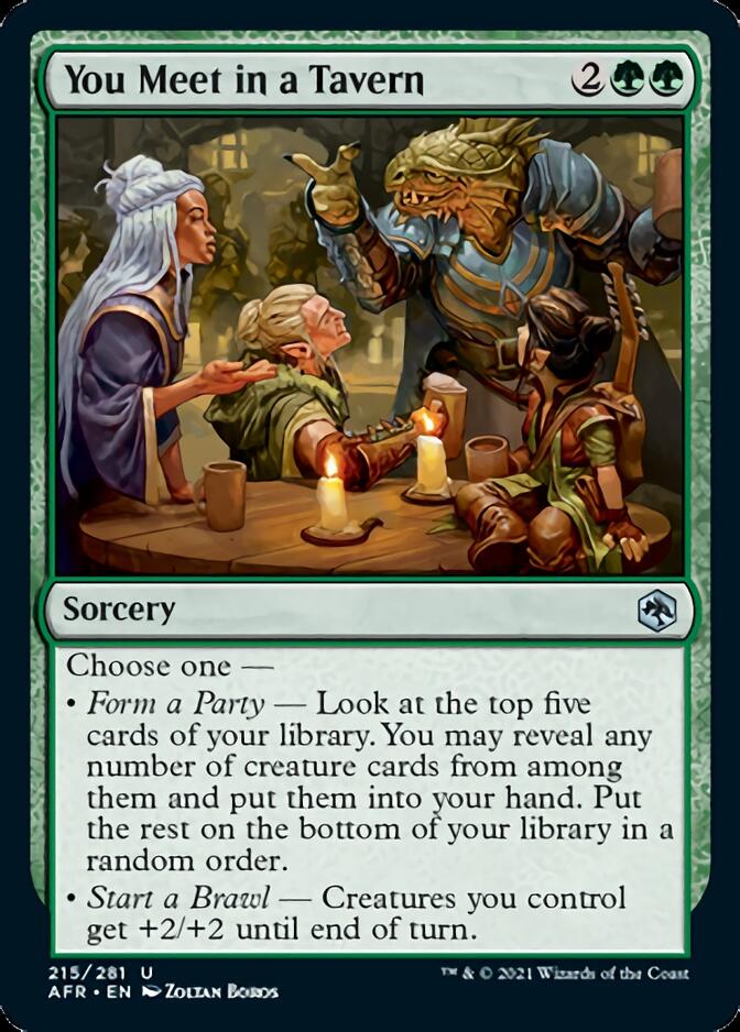 You Meet in a Tavern [Dungeons & Dragons: Adventures in the Forgotten Realms] - Magic: The Gathering - Card Brawlers | Quebec | Canada |