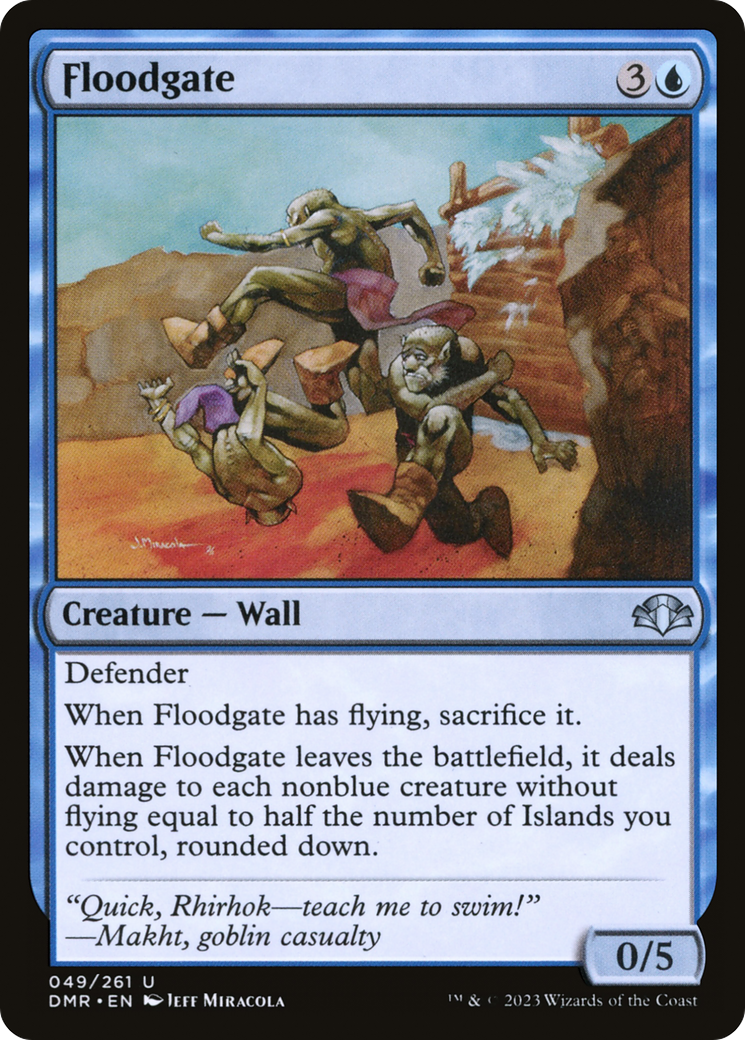 Floodgate [Dominaria Remastered] - Magic: The Gathering - Card Brawlers | Quebec | Canada |