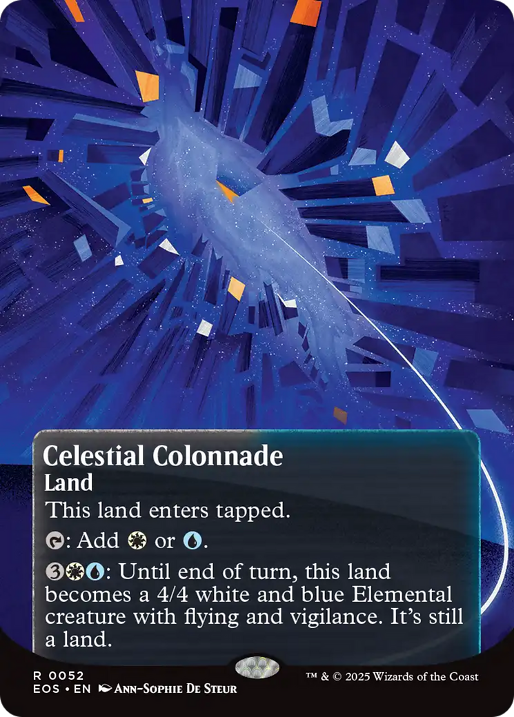 Celestial Colonnade (0052) (Borderless) [Edge of Eternities: Stellar Sights] - Magic: The Gathering - Card Brawlers | Quebec | Canada |