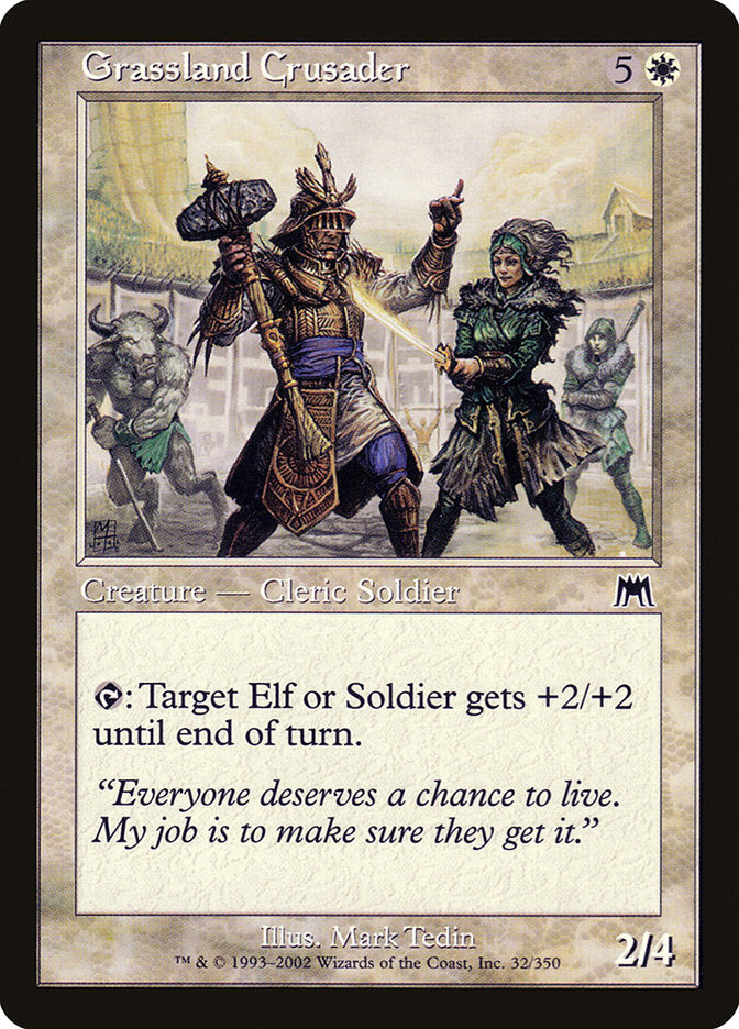 Grassland Crusader [Onslaught] - Magic: The Gathering - Card Brawlers | Quebec | Canada |