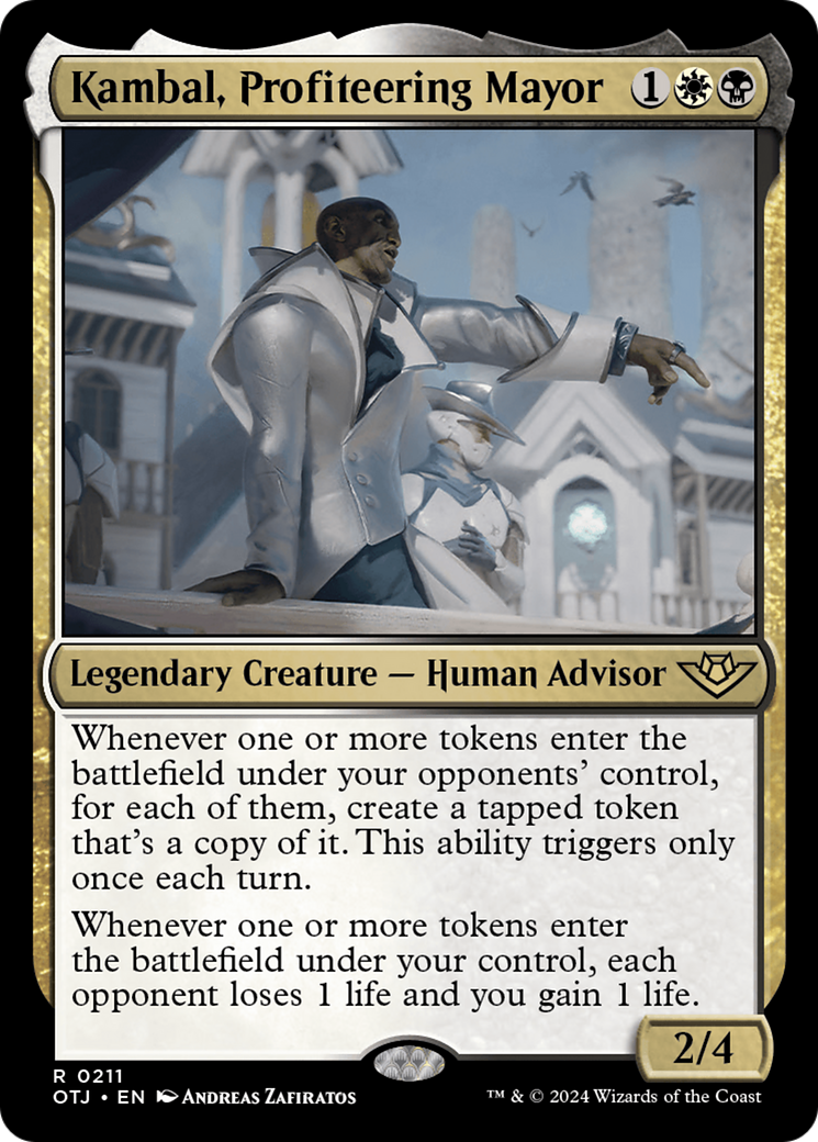 Kambal, Profiteering Mayor [Outlaws of Thunder Junction] - Magic: The Gathering - Card Brawlers | Quebec | Canada |