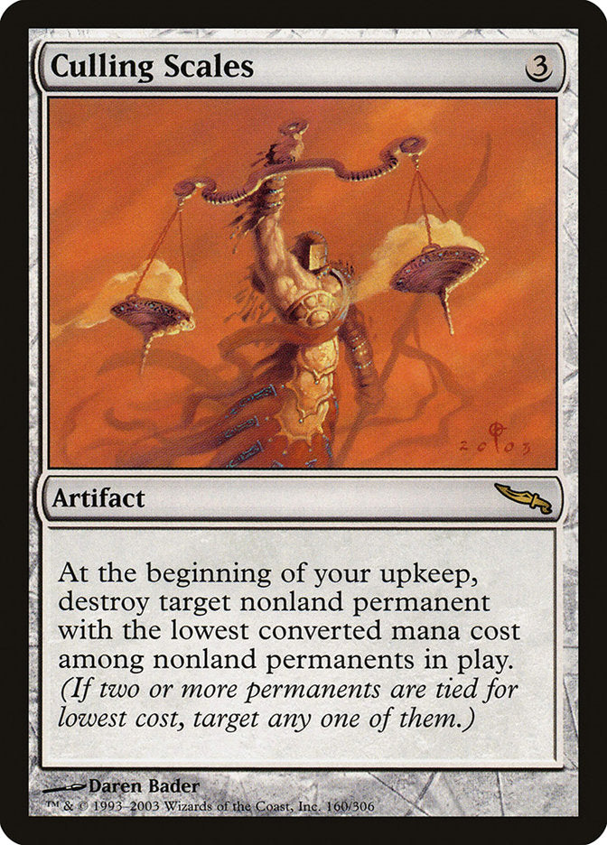 Culling Scales [Mirrodin] - Magic: The Gathering - Card Brawlers | Quebec | Canada |