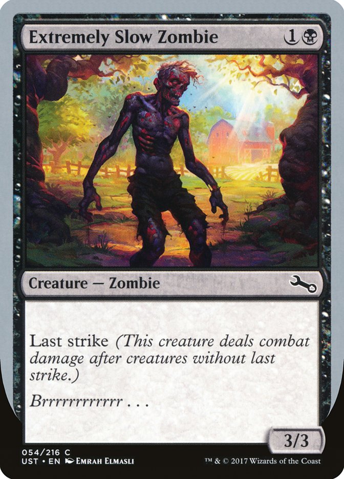 Extremely Slow Zombie ("Brrrrrrrrrrrr...") [Unstable] - Magic: The Gathering - Card Brawlers | Quebec | Canada |