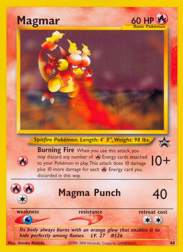 Magmar (44) [Wizards of the Coast: Black Star Promos] - Pokémon - Card Brawlers | Quebec | Canada |