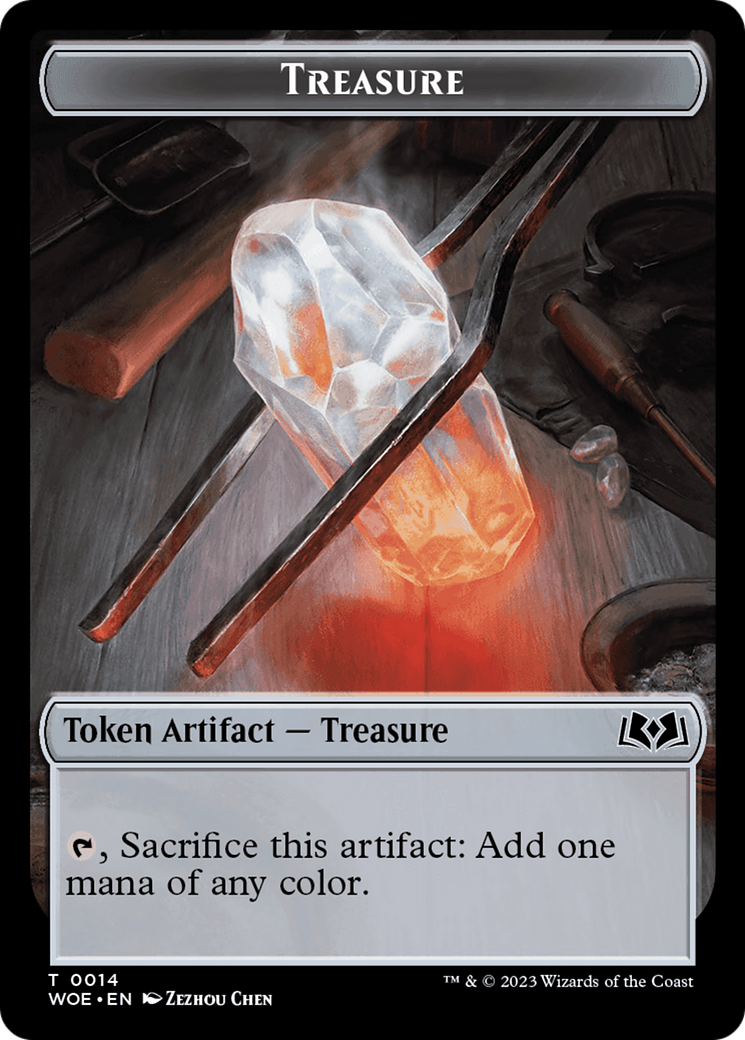 Treasure // Food (0013) Double-Sided Token [Wilds of Eldraine Tokens] - Magic: The Gathering - Card Brawlers | Quebec | Canada |