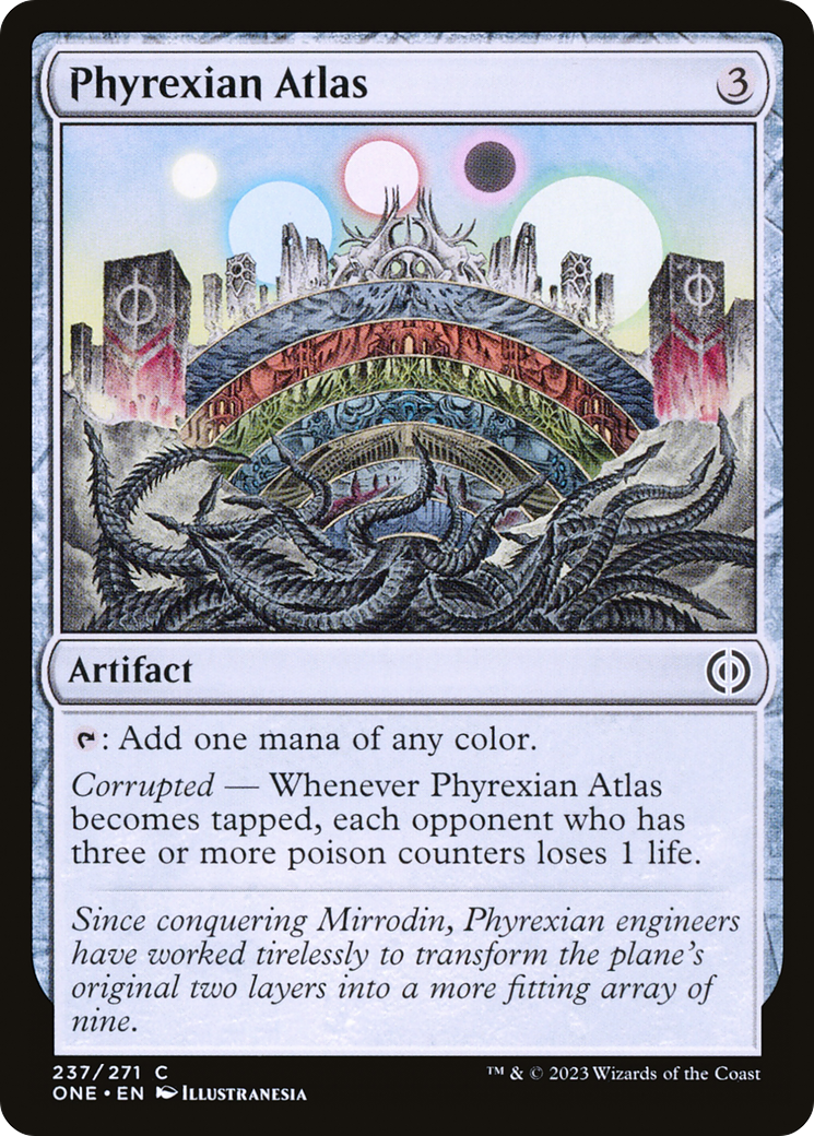 Phyrexian Atlas [Phyrexia: All Will Be One] - Magic: The Gathering - Card Brawlers | Quebec | Canada |