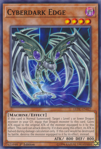 Cyberdark Edge [LEDU-EN027] Common - Yu-Gi-Oh! - Card Brawlers | Quebec | Canada |