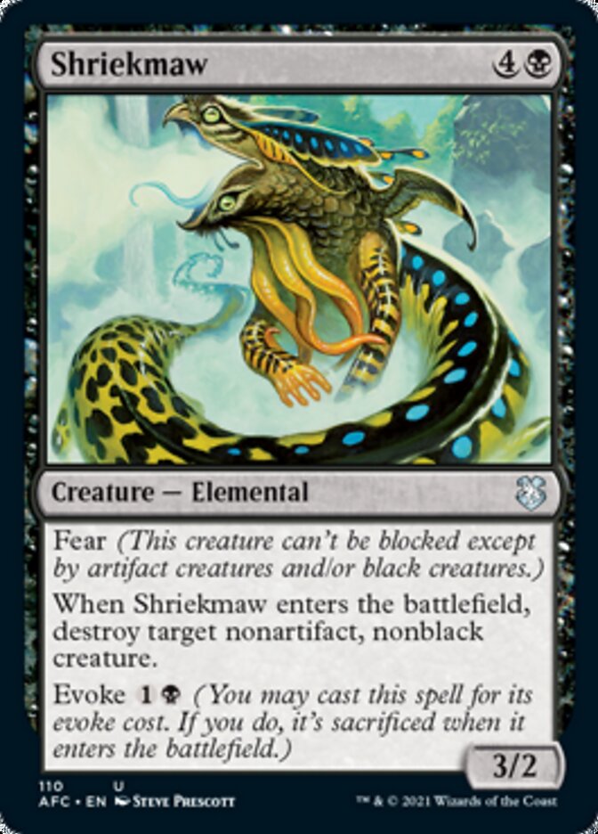 Shriekmaw [Dungeons & Dragons: Adventures in the Forgotten Realms Commander] - Magic: The Gathering - Card Brawlers | Quebec | Canada |