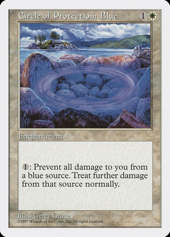 Circle of Protection: Blue [Fifth Edition] - Magic: The Gathering - Card Brawlers | Quebec | Canada |