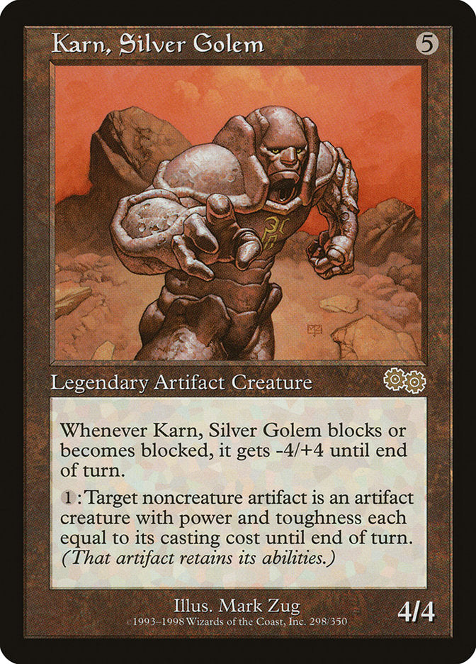 Karn, Silver Golem [Urza's Saga] - Magic: The Gathering - Card Brawlers | Quebec | Canada |