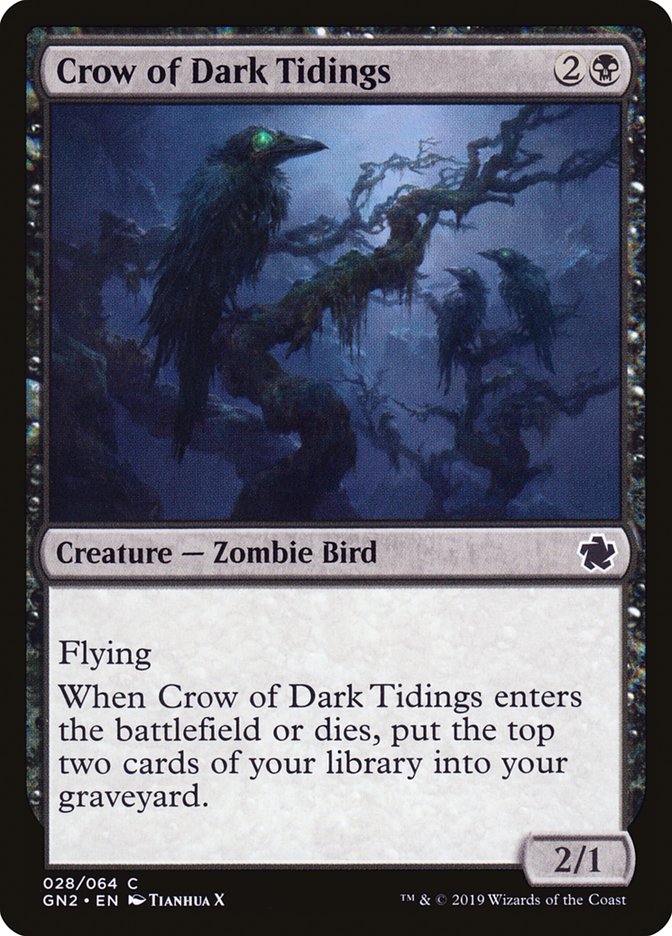 Crow of Dark Tidings [Game Night 2019] - Magic: The Gathering - Card Brawlers | Quebec | Canada |