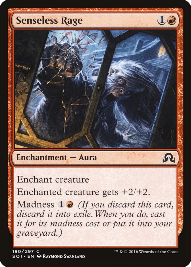 Senseless Rage [Shadows over Innistrad] - Magic: The Gathering - Card Brawlers | Quebec | Canada |