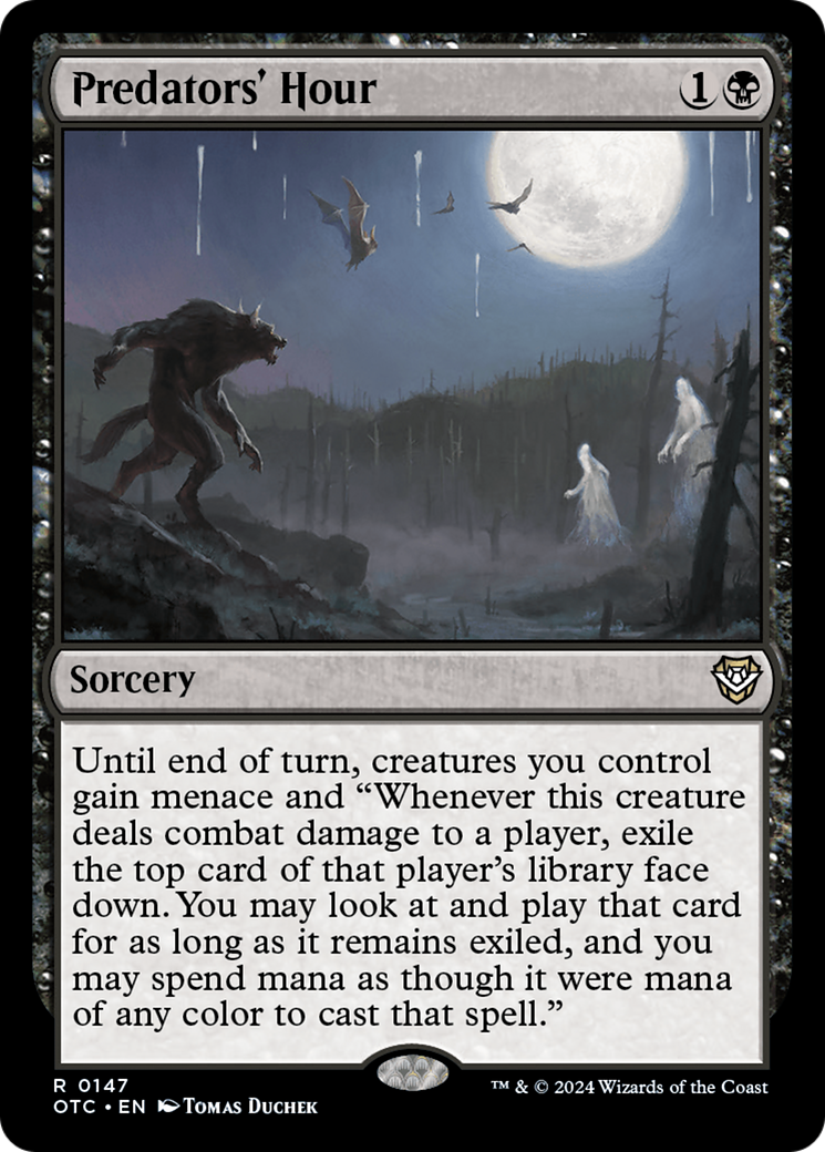 Predators' Hour [Outlaws of Thunder Junction Commander] - Magic: The Gathering - Card Brawlers | Quebec | Canada |