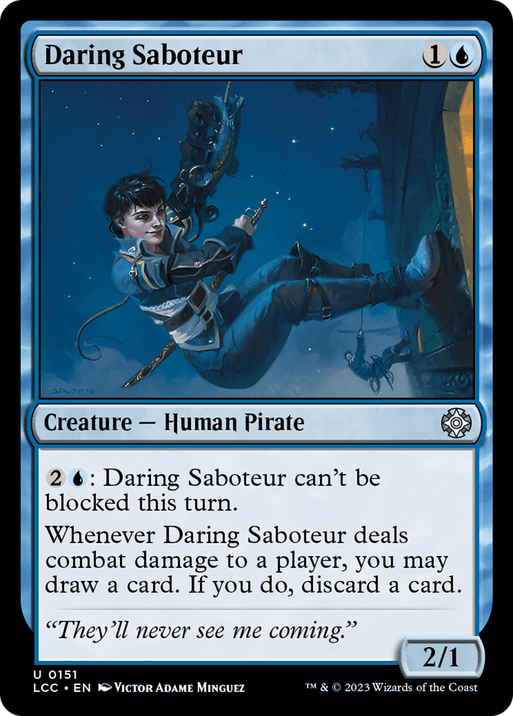 Daring Saboteur [The Lost Caverns of Ixalan Commander] - Magic: The Gathering - Card Brawlers | Quebec | Canada |
