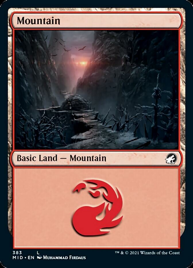 Mountain (383) [Innistrad: Midnight Hunt] - Magic: The Gathering - Card Brawlers | Quebec | Canada |