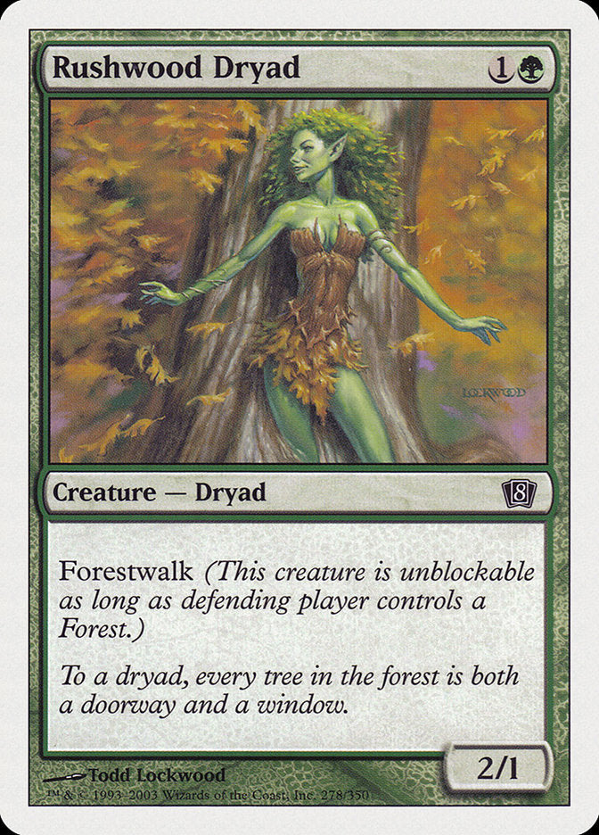 Rushwood Dryad [Eighth Edition] - Magic: The Gathering - Card Brawlers | Quebec | Canada |