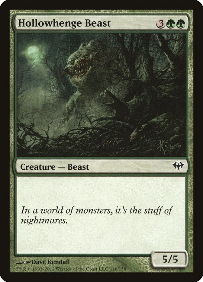 Hollowhenge Beast [Dark Ascension] - Magic: The Gathering - Card Brawlers | Quebec | Canada |