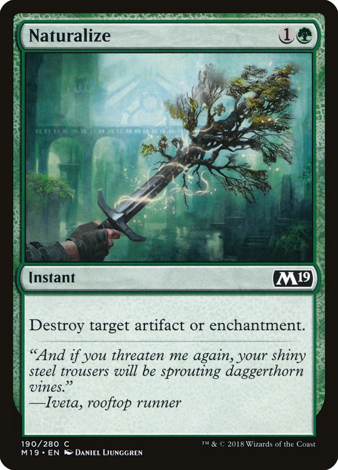 Naturalize [Core Set 2019] - Magic: The Gathering - Card Brawlers | Quebec | Canada |