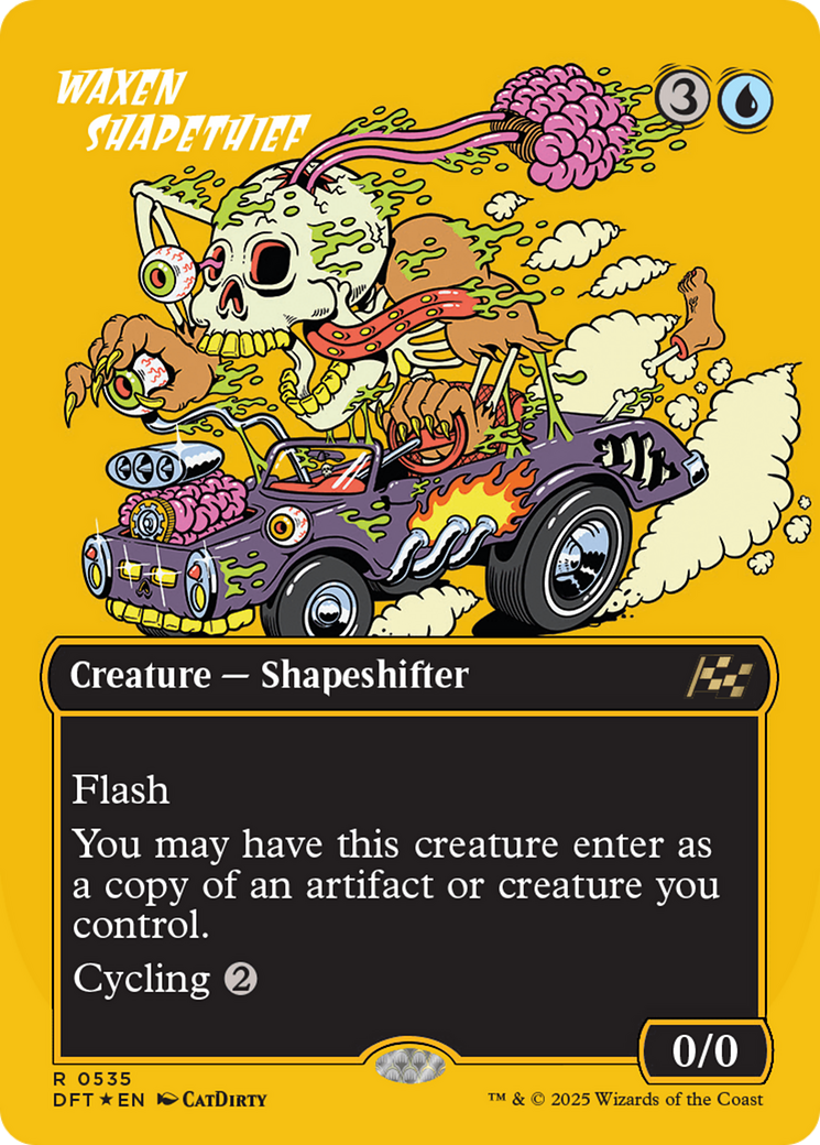 Waxen Shapethief (Borderless) (First-Place Foil) [Aetherdrift] - Magic: The Gathering - Card Brawlers | Quebec | Canada |