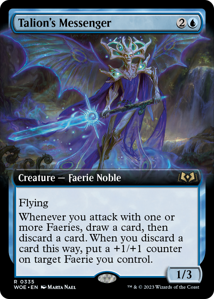 Talion's Messenger (Extended Art) [Wilds of Eldraine] - Magic: The Gathering - Card Brawlers | Quebec | Canada |