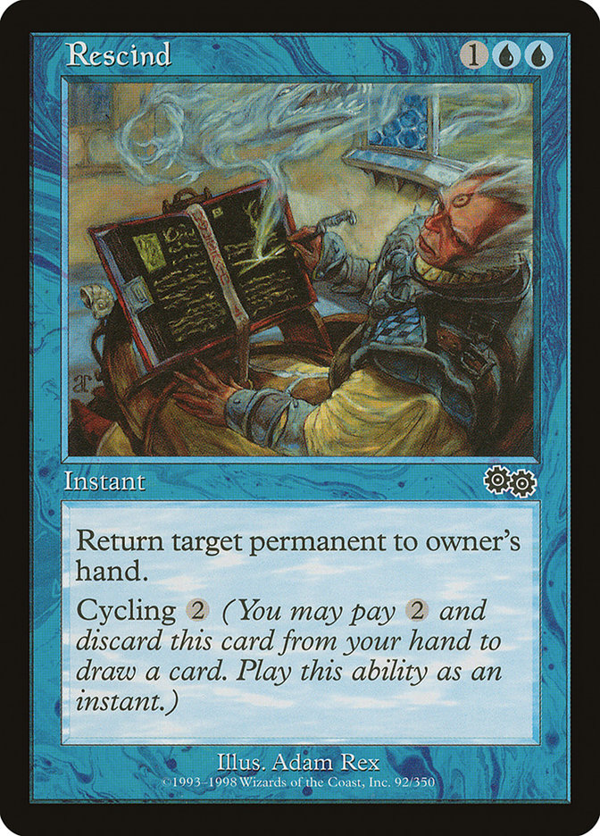 Rescind [Urza's Saga] - Magic: The Gathering - Card Brawlers | Quebec | Canada |