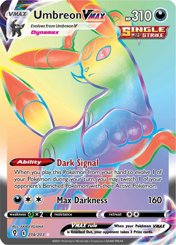 Umbreon VMAX (214/203) [Sword & Shield: Evolving Skies] - Pokémon - Card Brawlers | Quebec | Canada |