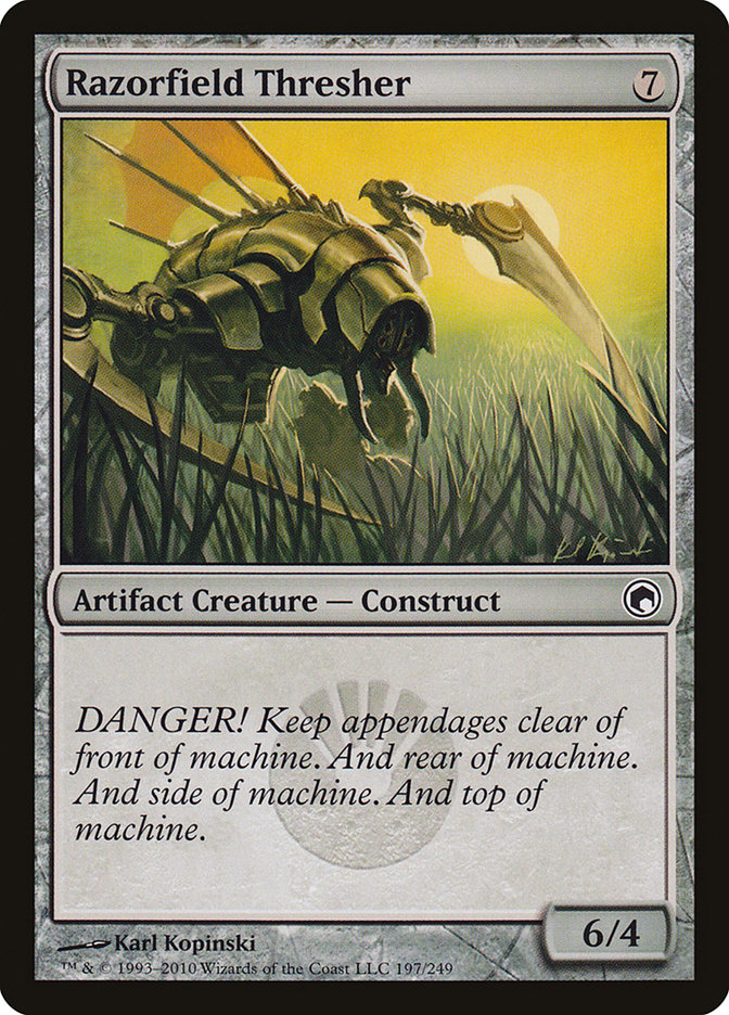 Razorfield Thresher [Scars of Mirrodin] - Magic: The Gathering - Card Brawlers | Quebec | Canada |