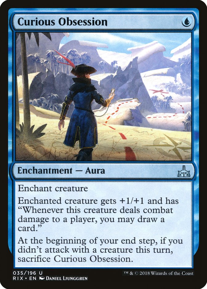Curious Obsession [Rivals of Ixalan] - Magic: The Gathering - Card Brawlers | Quebec | Canada |