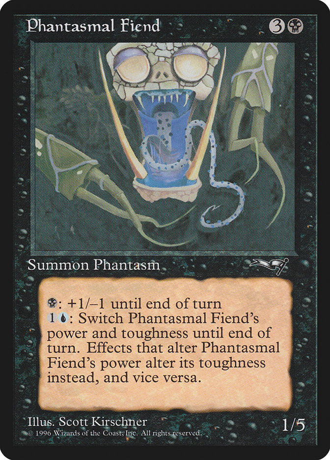 Phantasmal Fiend (Dark Green Background) [Alliances] - Magic: The Gathering - Card Brawlers | Quebec | Canada |