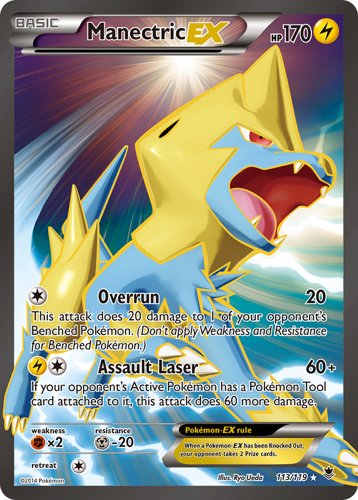 Manectric EX (113/119) [XY: Phantom Forces] - Pokémon - Card Brawlers | Quebec | Canada |
