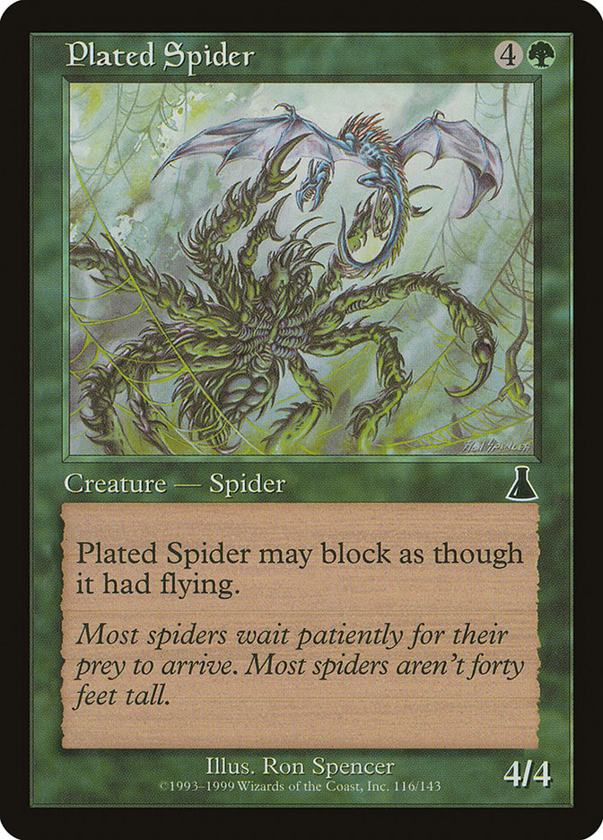 Plated Spider [Urza's Destiny] - Magic: The Gathering - Card Brawlers | Quebec | Canada |