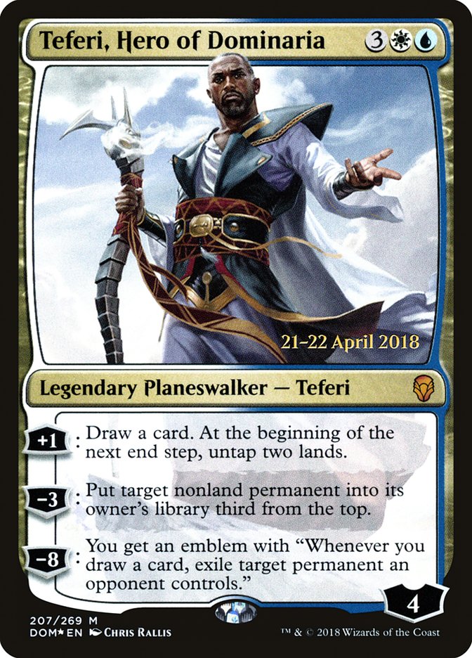 Teferi, Hero of Dominaria [Dominaria Prerelease Promos] - Magic: The Gathering - Card Brawlers | Quebec | Canada |