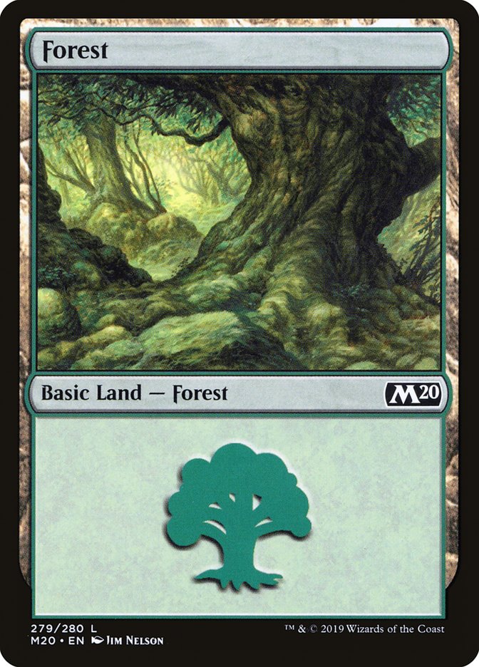 Forest (279) [Core Set 2020] - Magic: The Gathering - Card Brawlers | Quebec | Canada |