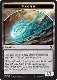 Manifest // Angel Double-Sided Token [Commander 2018 Tokens] - Magic: The Gathering - Card Brawlers | Quebec | Canada |