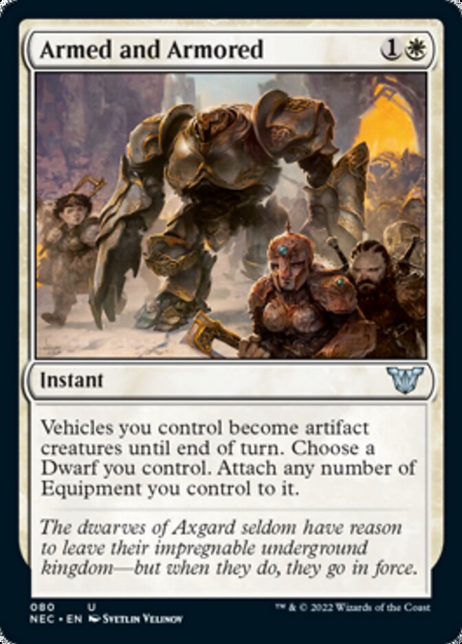 Armed and Armored [Kamigawa: Neon Dynasty Commander] - Magic: The Gathering - Card Brawlers | Quebec | Canada |